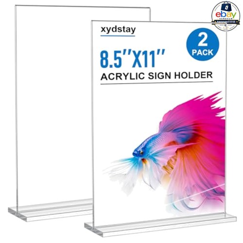 Acrylic sign holder - sign, pack