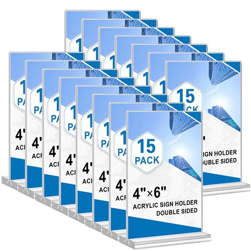 Acrylic sign holder 4x6 15 - acrylic,