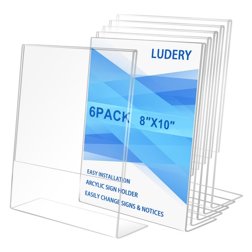 Acrylic sign holder pack - holder,