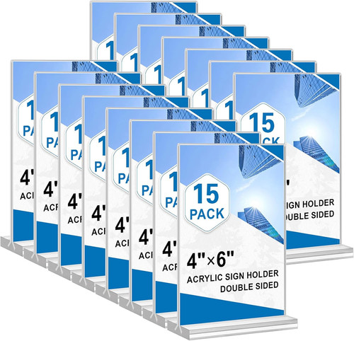 Acrylic sign holder 4x6 15 - sign,