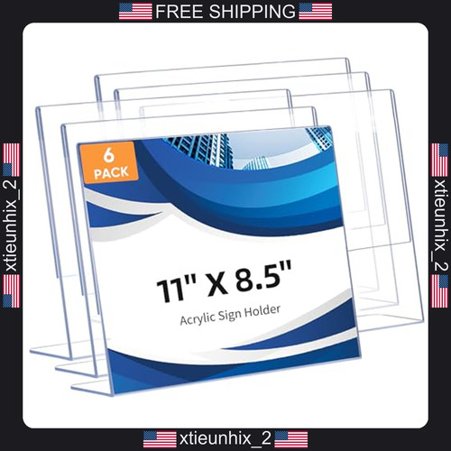 Plastic sign holders 11x8 - plastic,