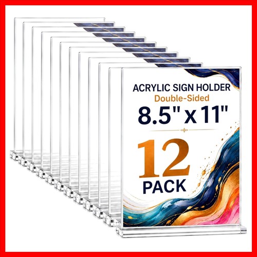 Clear acrylic sign holder - sign,