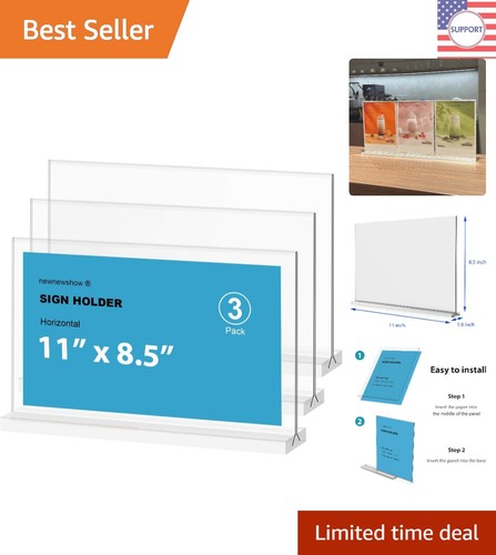 Double sided acrylic display - double-sided,