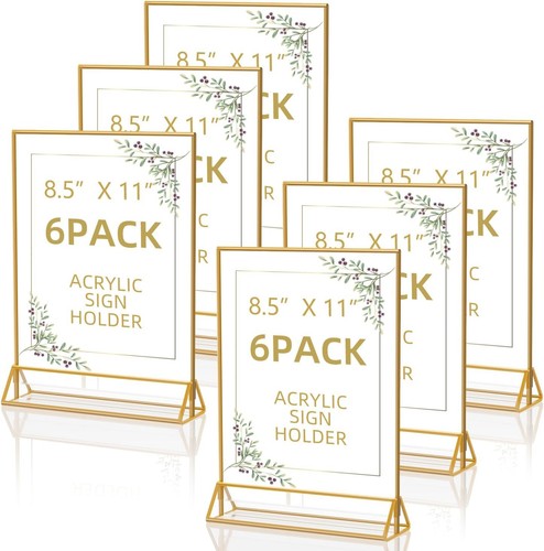 Acrylic sign holders 5x11 - sign,