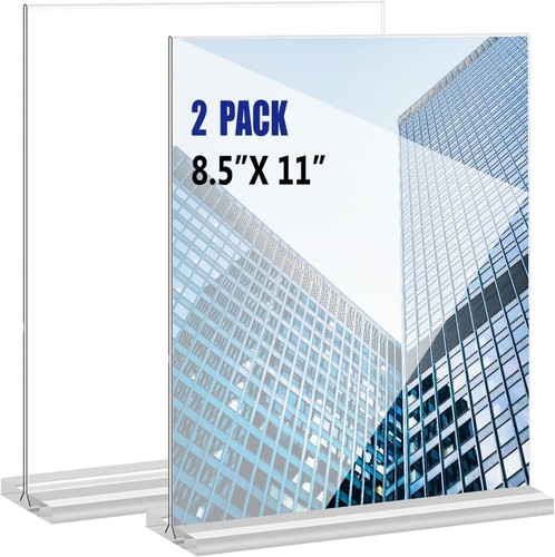 Clear acrylic double sided - clear,