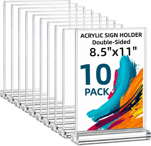 Pack acrylic sign holder - sign,