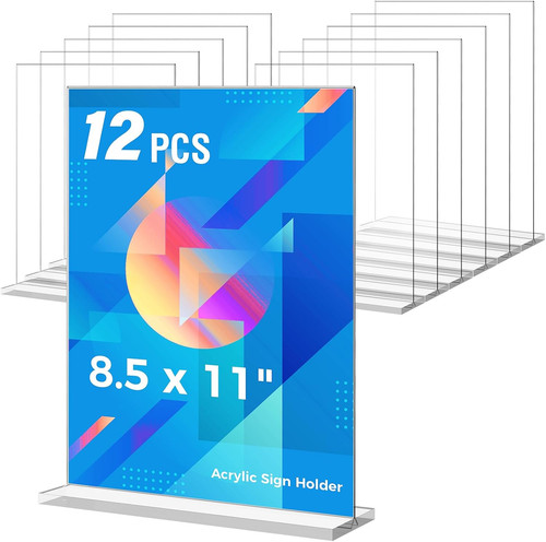 Pack acrylic sign holder - sign,