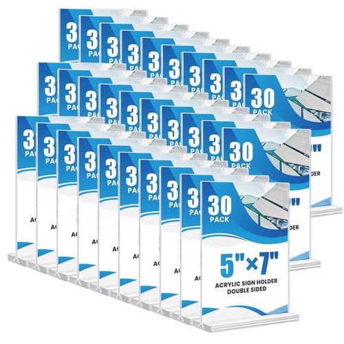Pack acrylic sign - sign, holder